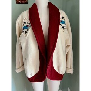 VNTG Golden Collection Pioneer Wear Genuine Chimayo Genuine Wool Jacket Womens S